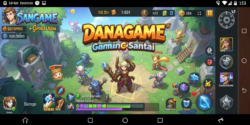 Tangkapan layar gameplay DANAGAME yang penuh keseruan.