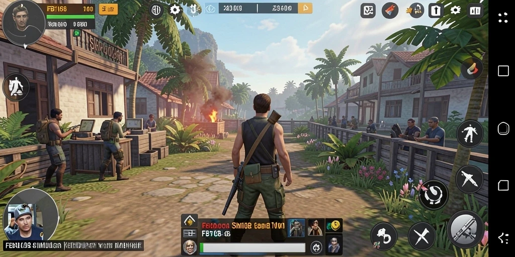 Tampilan gameplay menarik FB168 dengan mekanik simulasi yang realistis.
