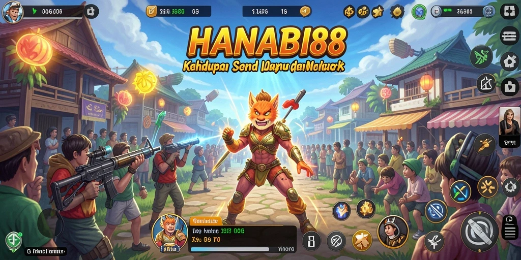 Tampilan gameplay seru dari HANABI88 dengan grafik yang menawan.