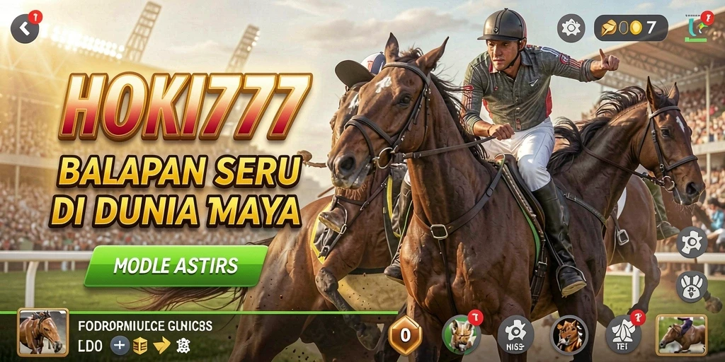 Tampilan menangkap aksi balapan mendebarkan di HOKI777.