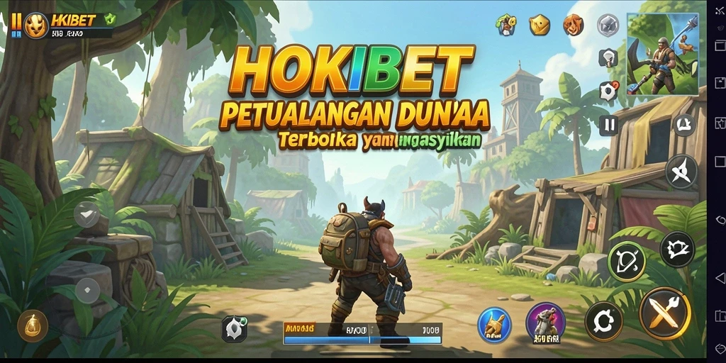 Tampilan gameplay HOKIBET yang eksotis dan mendebarkan di dunia terbuka.