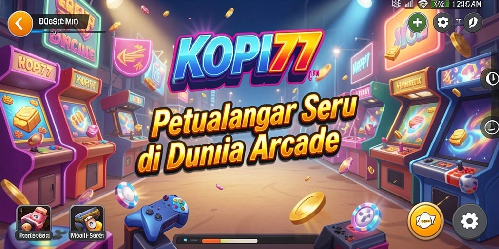 Tampilan gameplay KOPI77 yang seru dan penuh tantangan di setiap level.