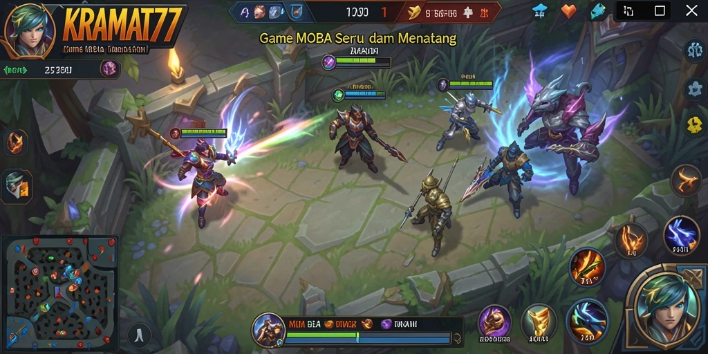 Tangkapan layar menampilkan gameplay seru KRAMAT77.
