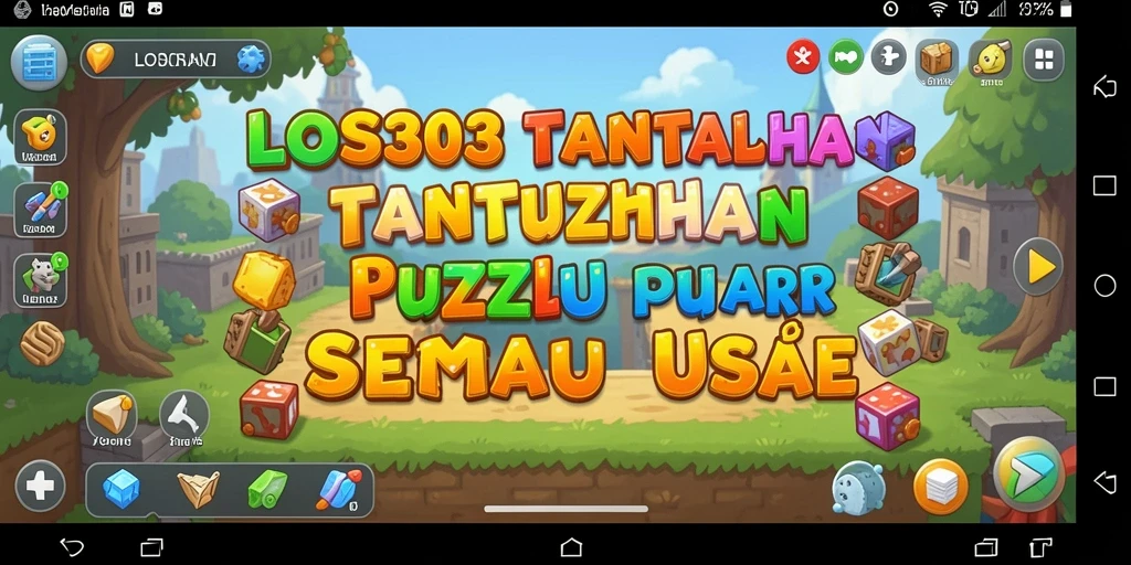Tampilan gameplay seru dalam game Puzzle LOS303.