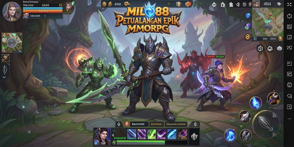 Tampilan gameplay MILO88 yang mendebarkan dalam dunia MMORPG.