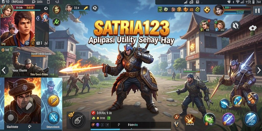 Tampilan antarmuka SATRIA123 yang menarik dan intuitif.
