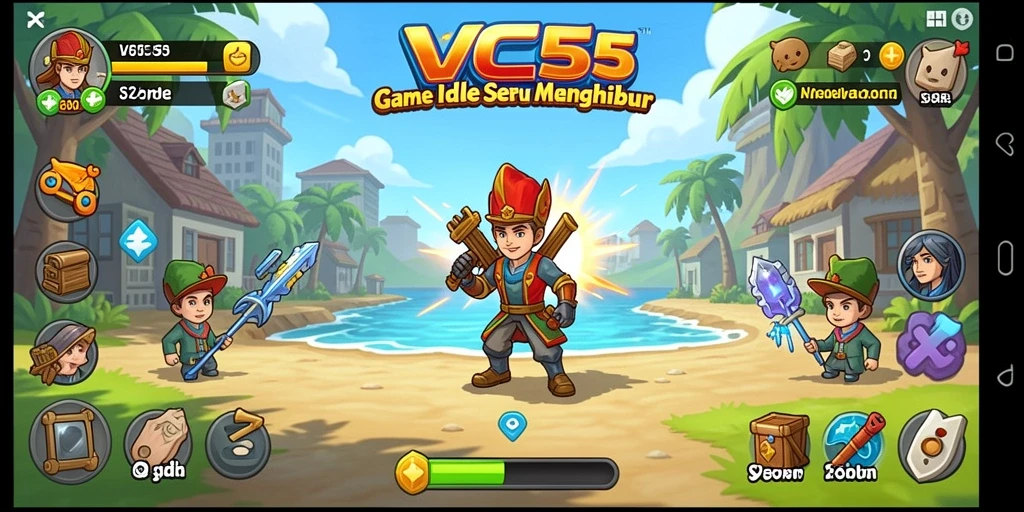 Tampilan menarik gameplay VC55 dalam kategori Idle.