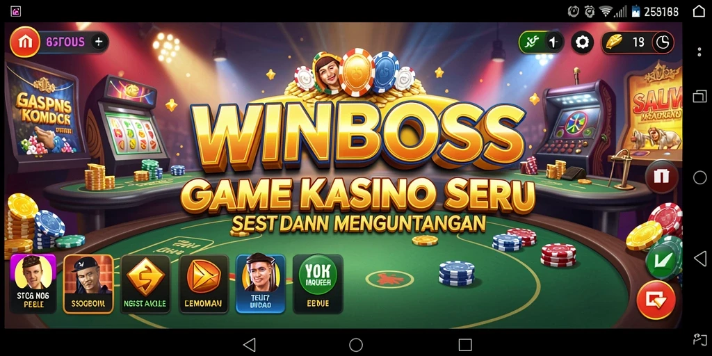 Tampilan menarik dari gameplay Kasino di WINBOSS.