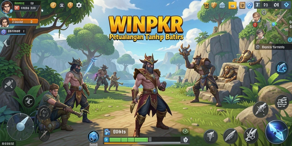Gameplay menakjubkan di dunia terbuka WINPKR.